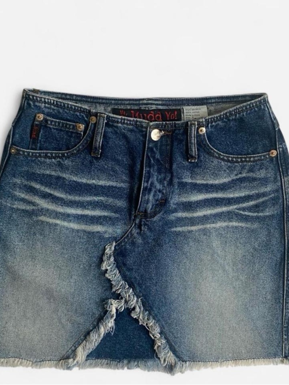 Vintage Y2K Mudd denim low rise skirt